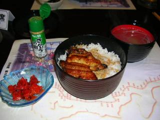 特別メニュー鰻丼