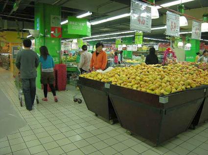 食品売り場（果物）