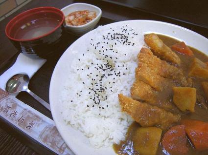 カツカレー（猪排咖喱饭）