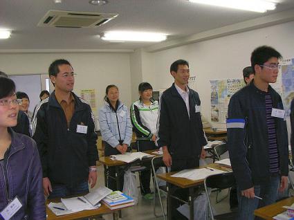 日本語トレーニング実施の様子