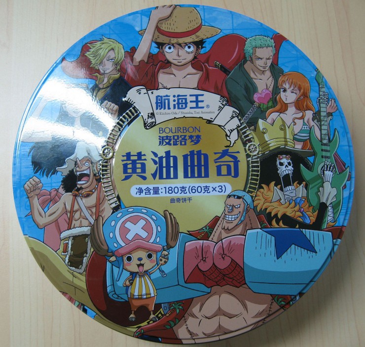 ローソンで販売を始めた「ONE PIECE」のクッキー