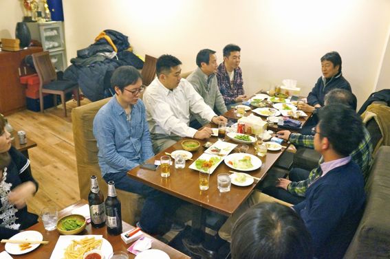 新役員などを決めた商工会釣り部の今年度総会
