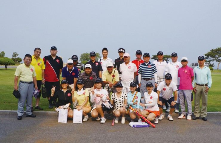19周年記念ゴルフコンペの参加者