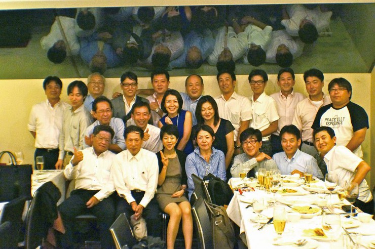 京王つながりで交流した京王線沿線の会のメンバー