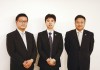 講演した小林公亮総経理、趙万利弁護士、李綱弁護士（左から）